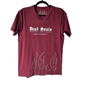 B S T Beast T-Shirt Men's Size M Dead Souls The Revolution Cotton Skeleton Shirt